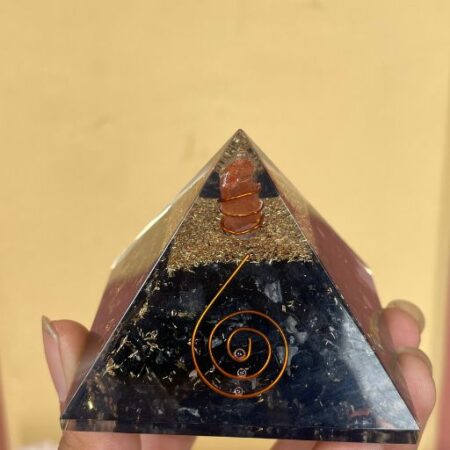 Black Tourmaline Orgone Crystal Pyramid (1 KG)