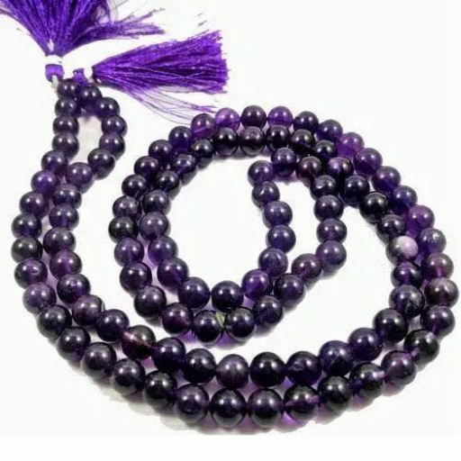 Amethyst 108 beads Jap Mala (1 KG)